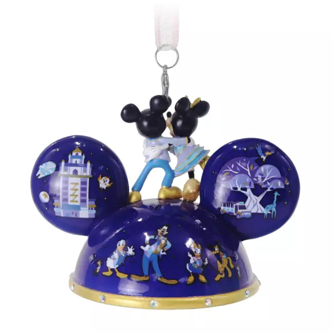 Walt Disney World 50th Anniversary Mickey &amp; Minnie Mouse Light-Up Hanging Ornament