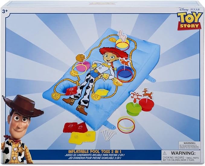 Disney Pixar Toy Story Inflatable Pool Toss 2 in 1 Game