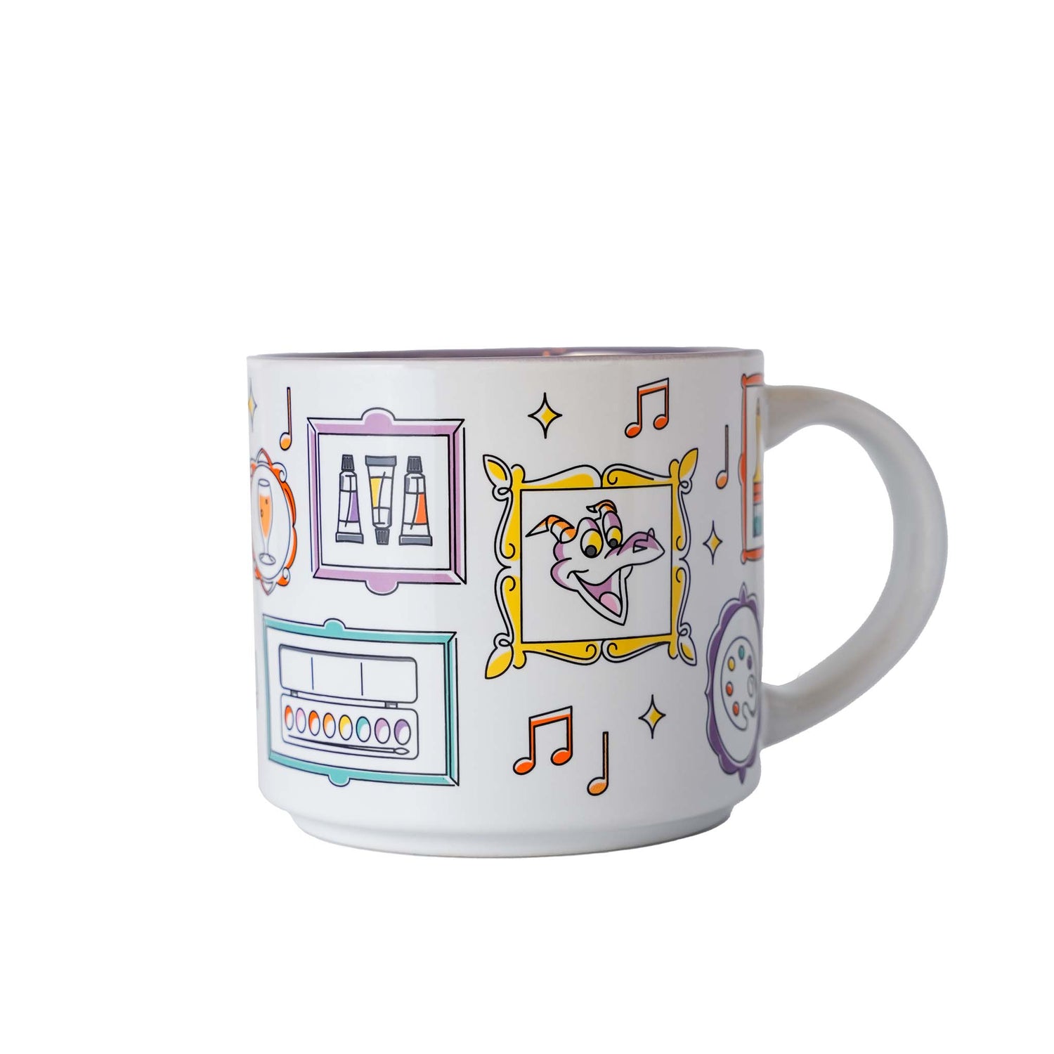 2022 Disney Parks Epcot Festival Of The Arts Figment Portrait Coffee Mug