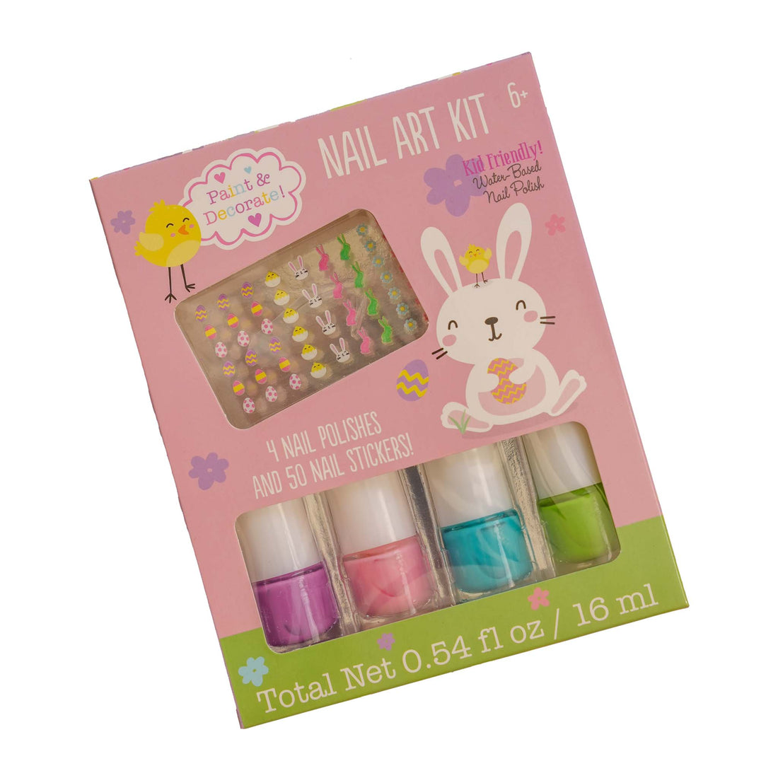 Nail art kit for girls ages 6+