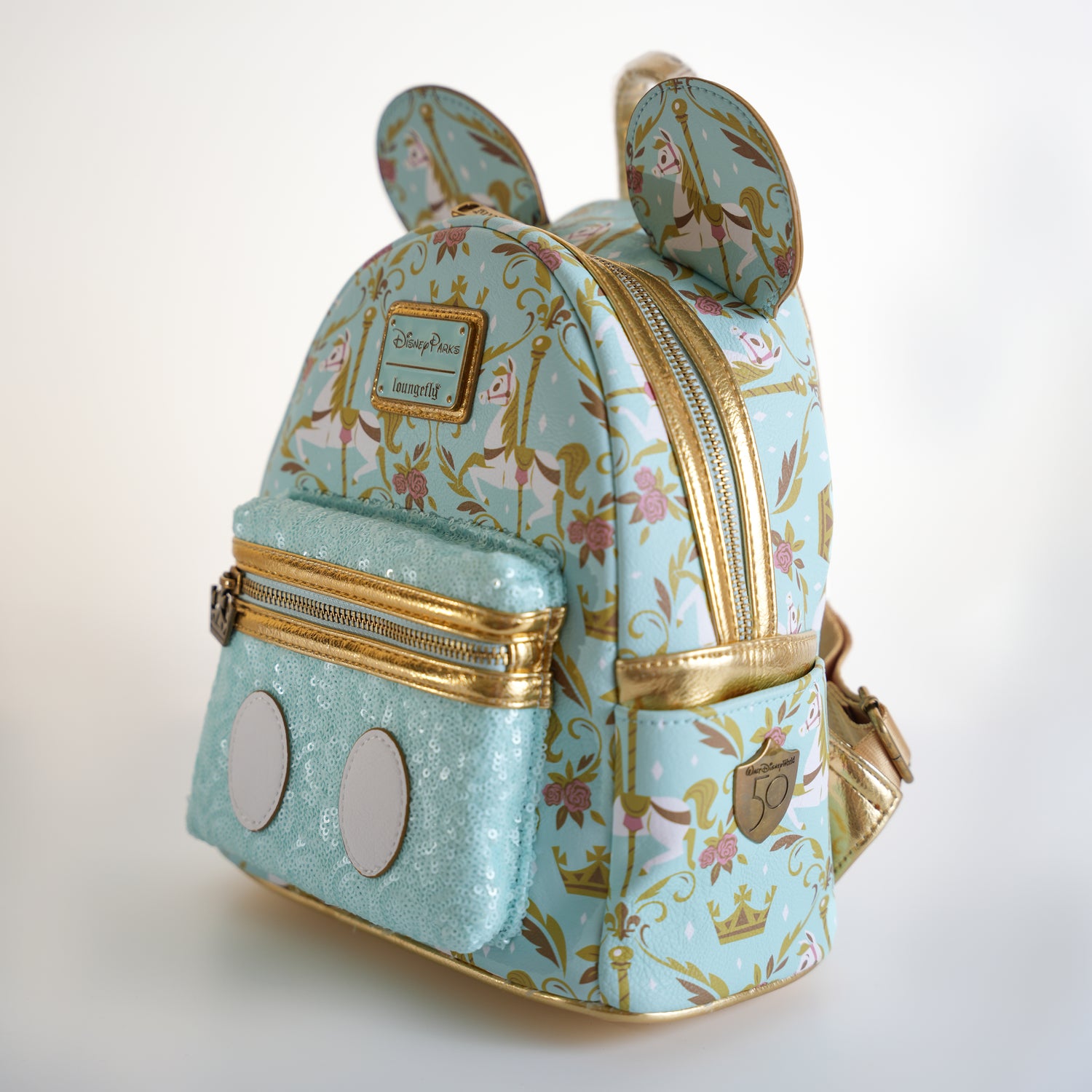 Loungefly Mickey Mouse: The Main Attraction Mini Backpack, Series 7 of 12