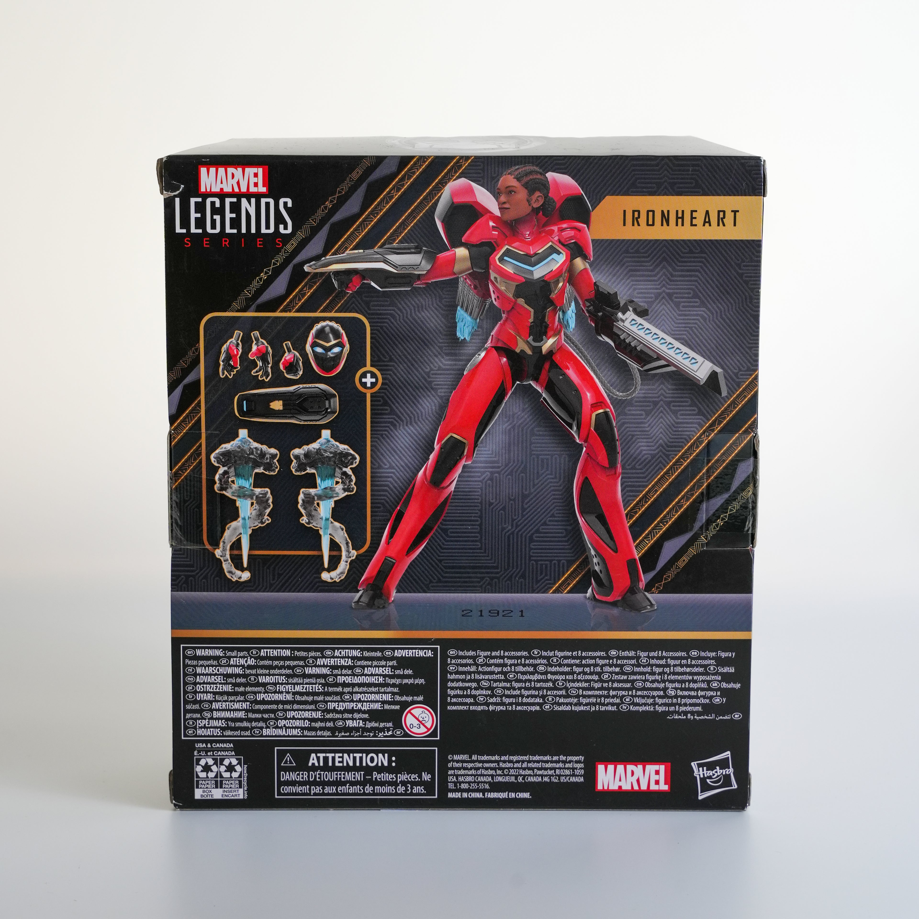 Hasbro Ironheart 6” Marvel Legends Series Action Figure, Black Panther: Wakanda Forever