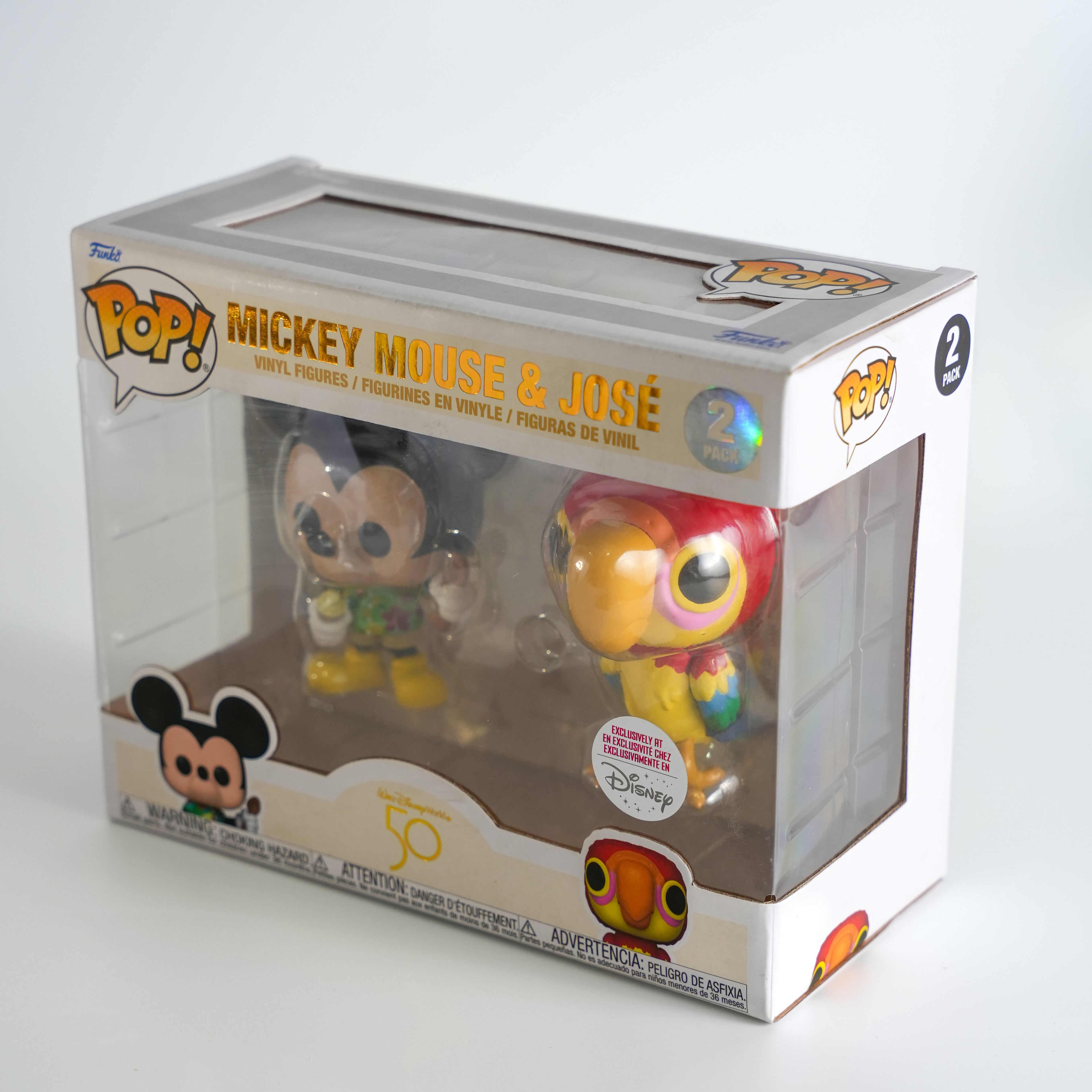 Funko POP! Disney Exclusive Mickey and Jose 50th Vinyl Figures