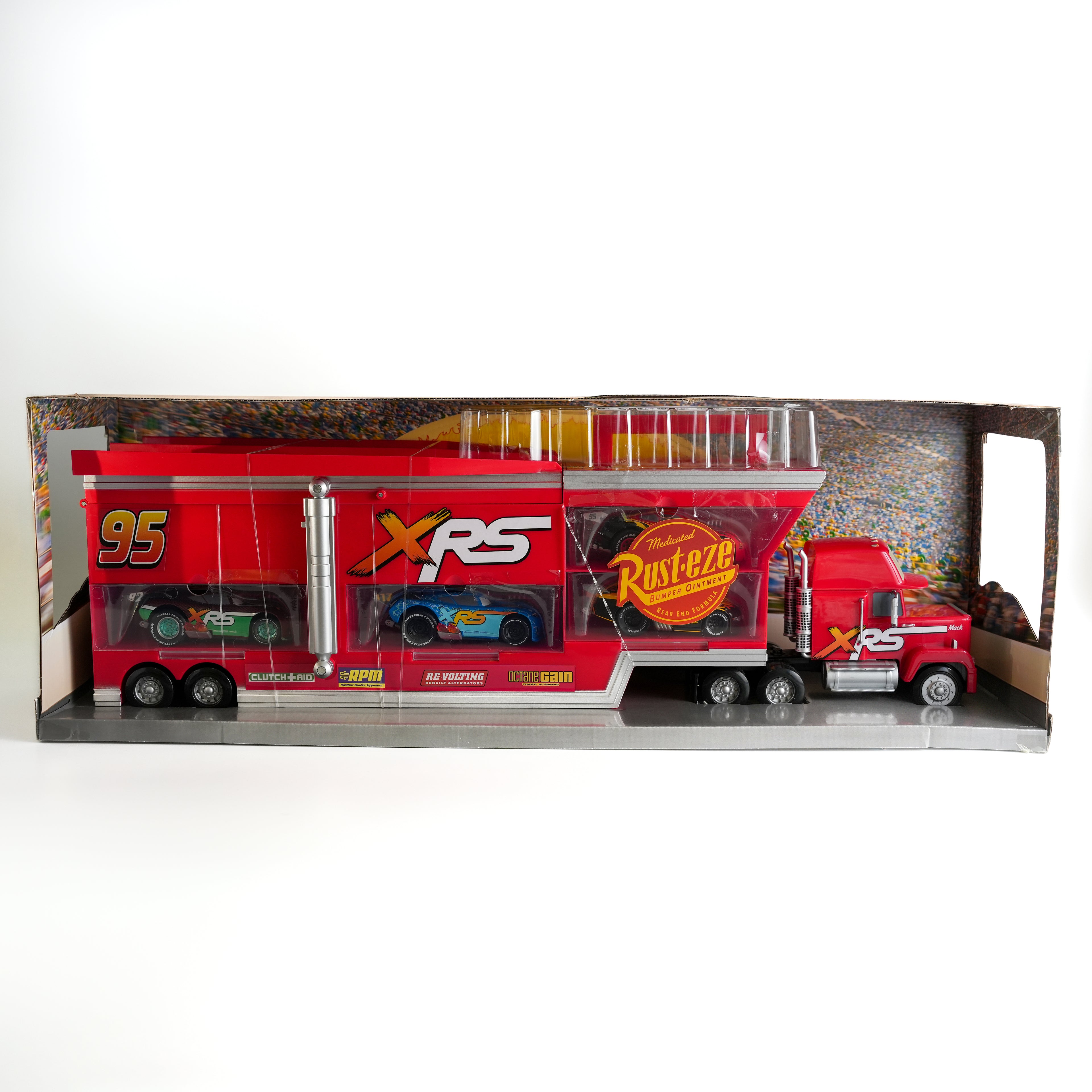 Disney Store Mack Carrier Stunt Race Playset, Disney Pixar Cars