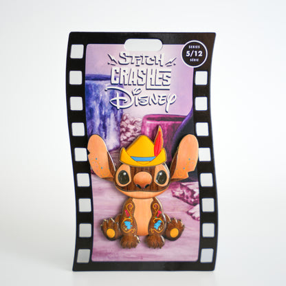 Pinocchio Stitch Crashes Disney Jumbo Pin