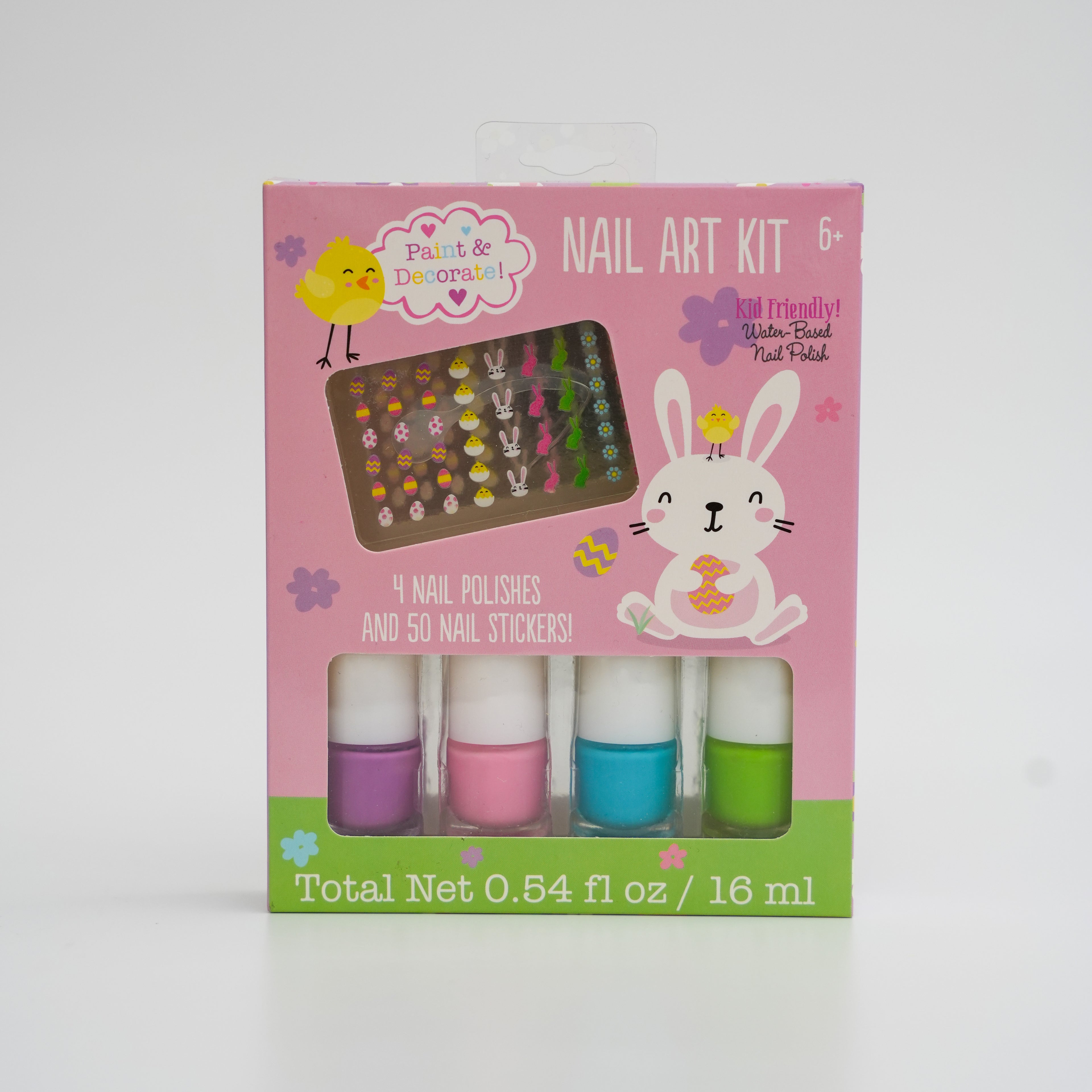 Nail art kit for girls ages 6+