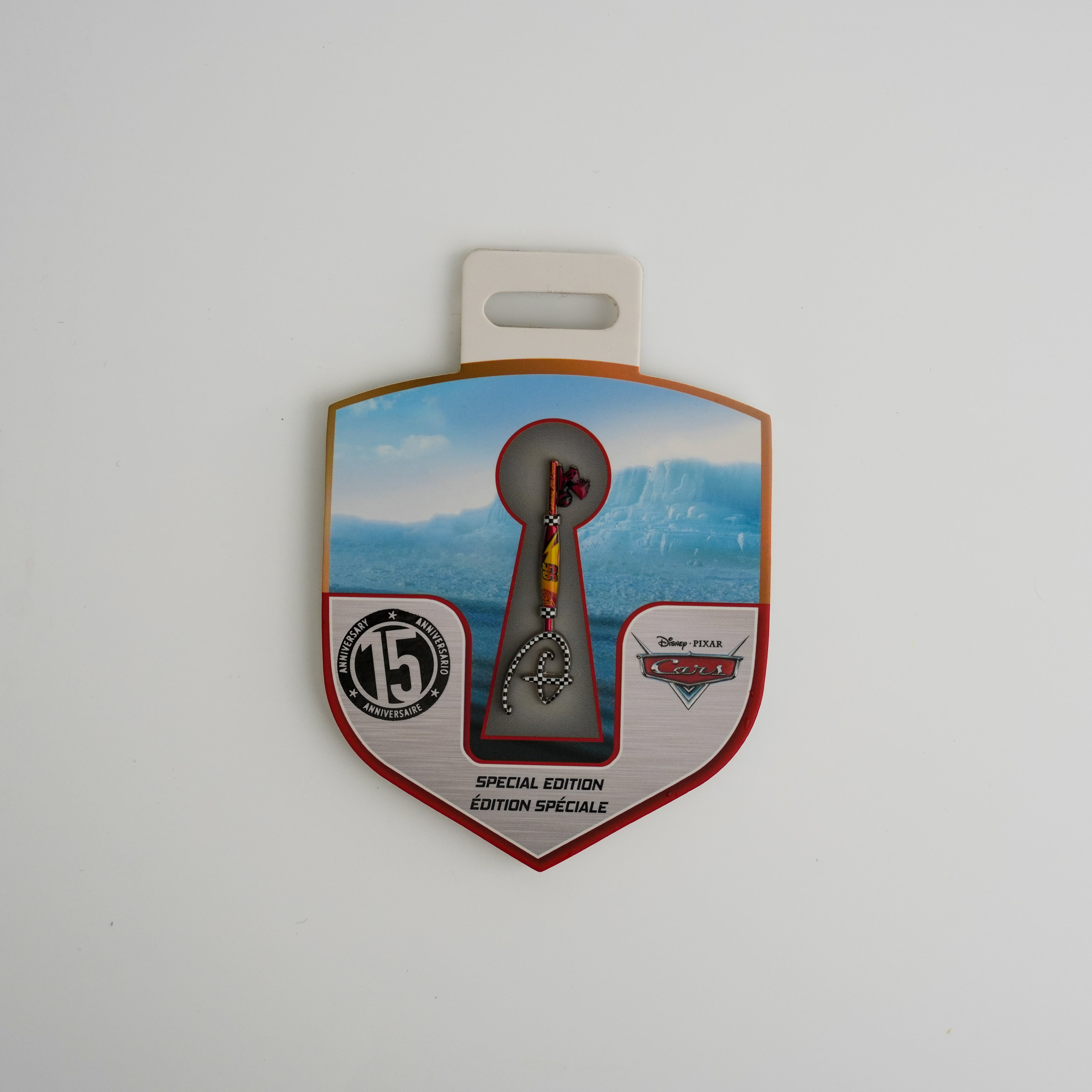 Disney Pixar Cars 15th Anniversary Collectible Key Pin