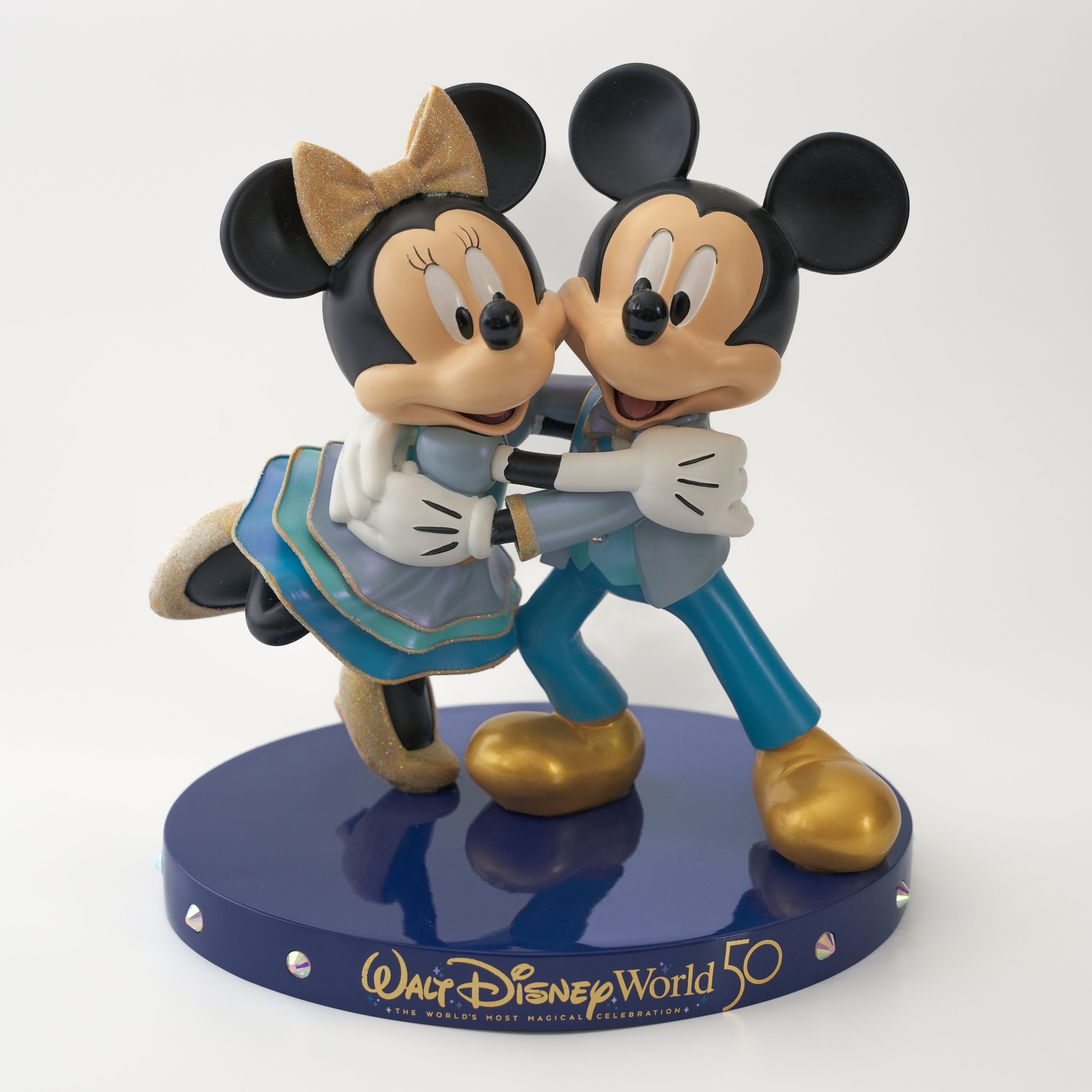 Walt Disney World 50th Anniversary Mickey and Minnie Mouse Ornament