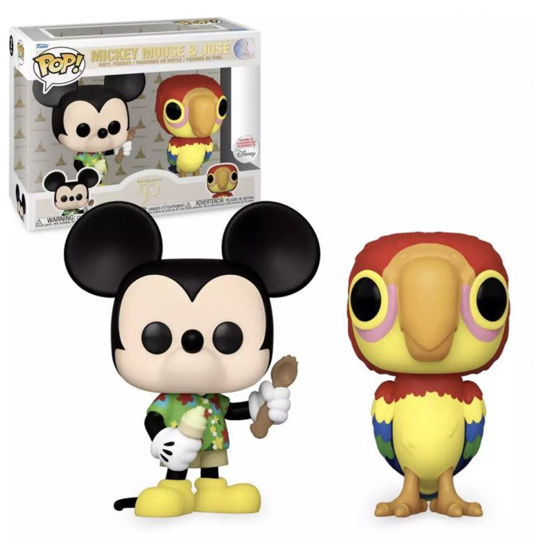 Funko POP! Disney Exclusive Mickey and Jose 50th Vinyl Figures